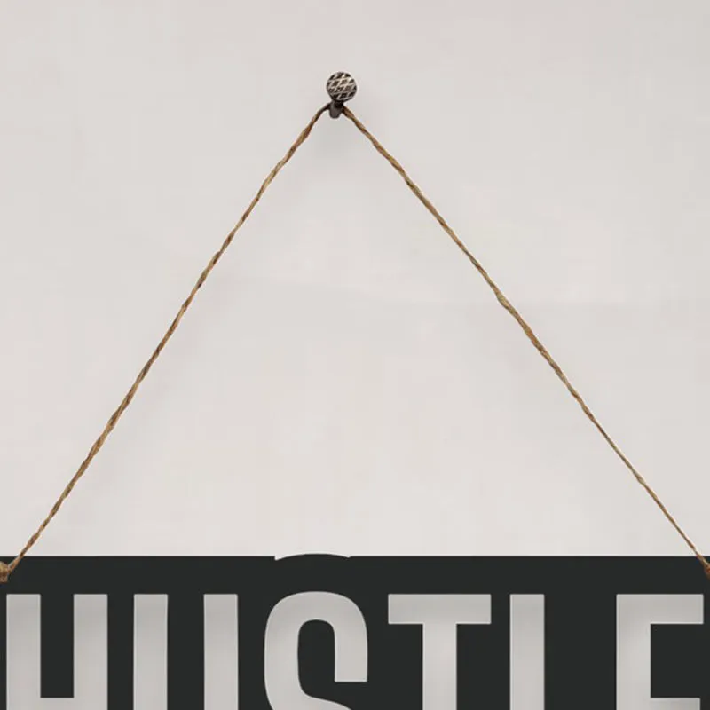 Hustle Mild Steel Wall Accent media 4