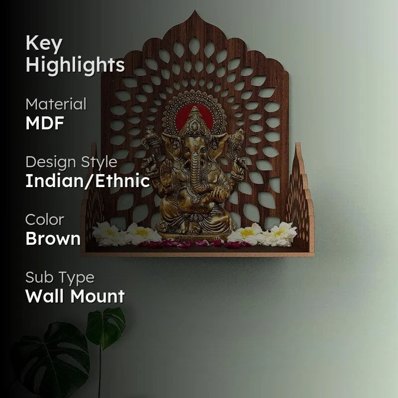 Religious Jharokha Wall Handing Mandir - Brown media 2