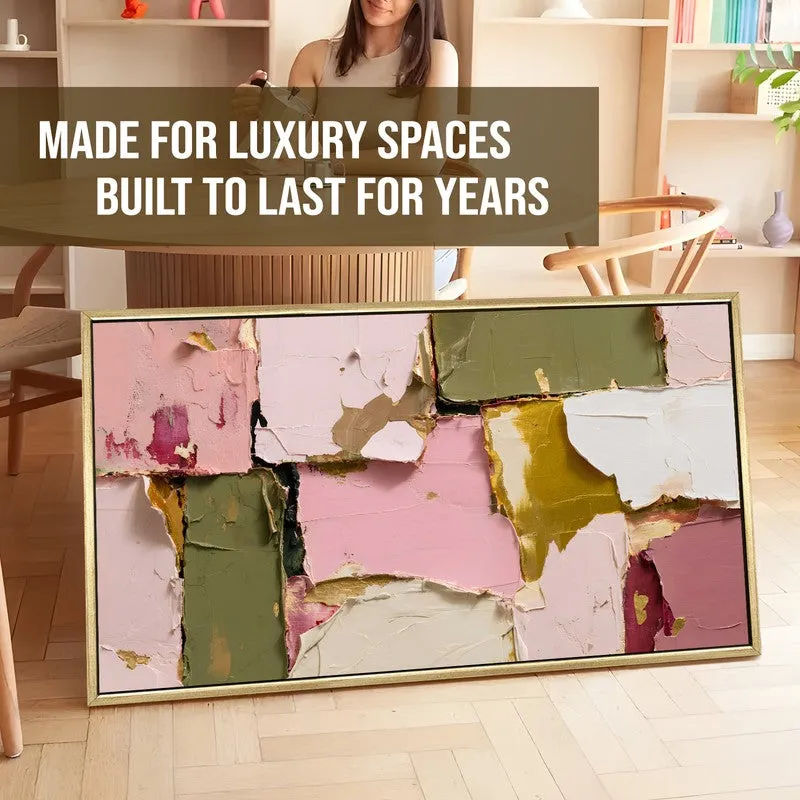 Blush Geometry Canvas Wall Art media 6