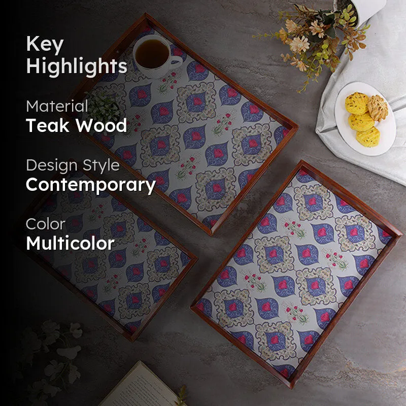 Zaaya Serving Tray - Set Of Three media 2