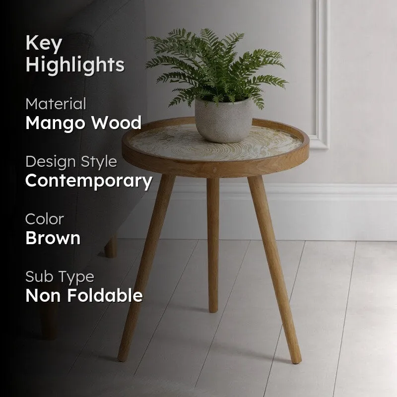 Haven Mango Wood Side & Bedside Tables media 2