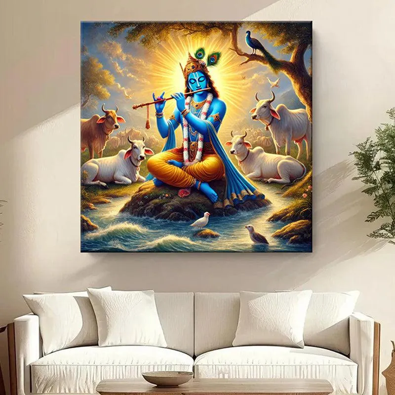 Madhusoodana Wall Painting media 1