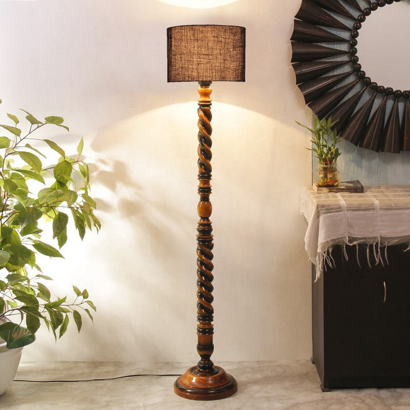 HaloCylinder Floor Lamp (Blue)