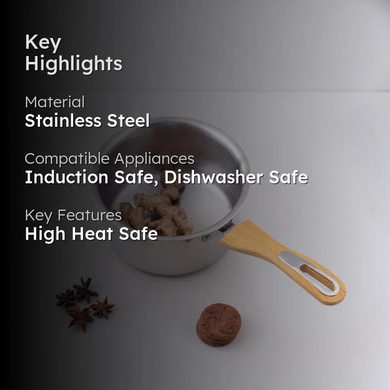 Marmoris Induction Safe Saucepan - 1600ML / 6 Inches media 2