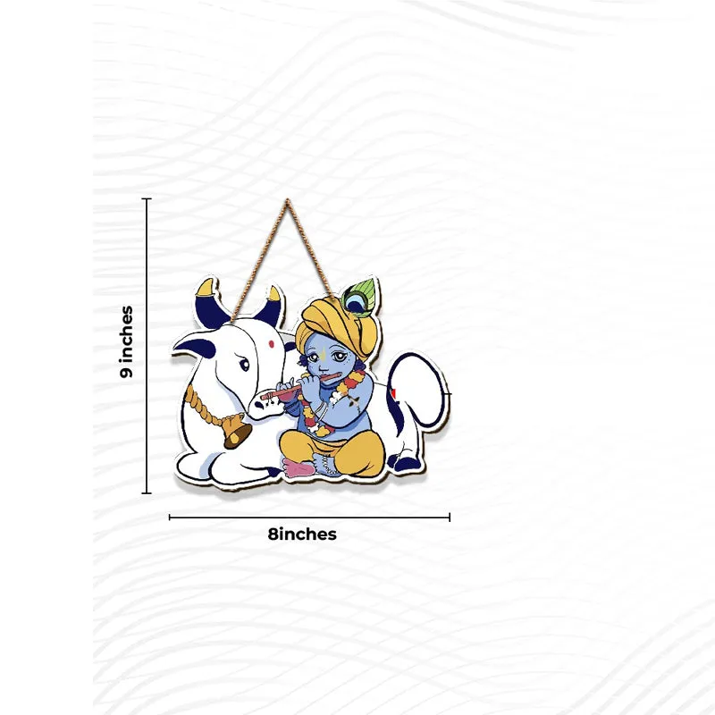 The Playful Kanha MDF Wall Hanging media 6
