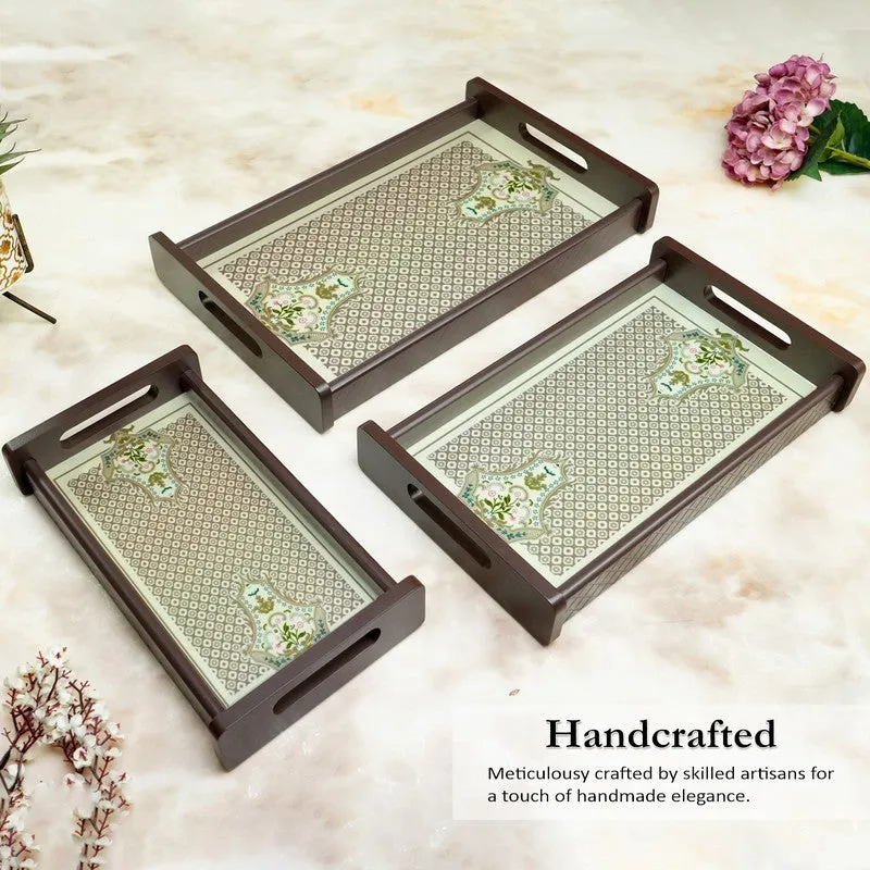 Maveno Wooden Serving Tray - Set Of Three media 3