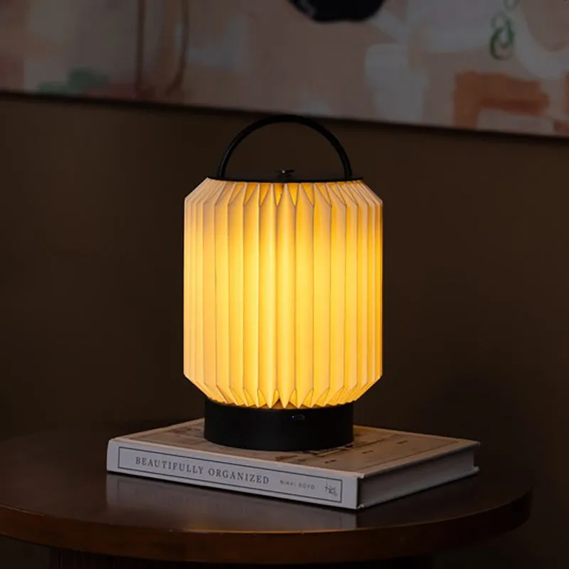 Fig Living Tote Table Lamp - Ivory,Black media 10