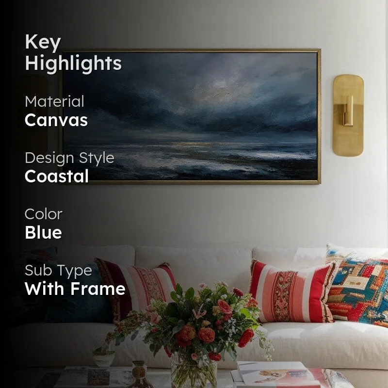 Nocturne Waves Canvas Wall Art media 2