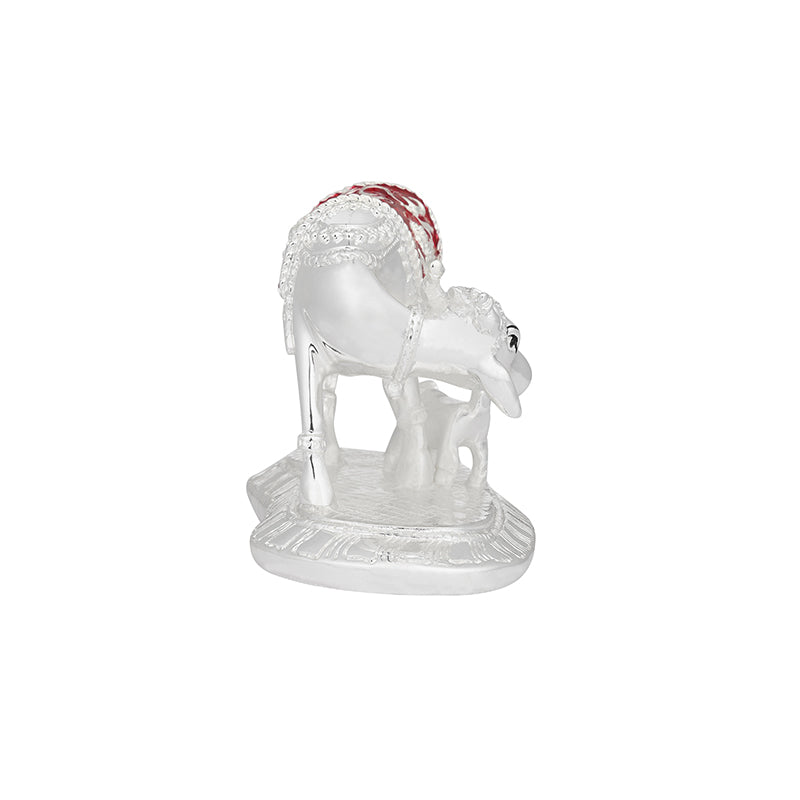 Kamadhenu Polyresin Idol - Silver media 7