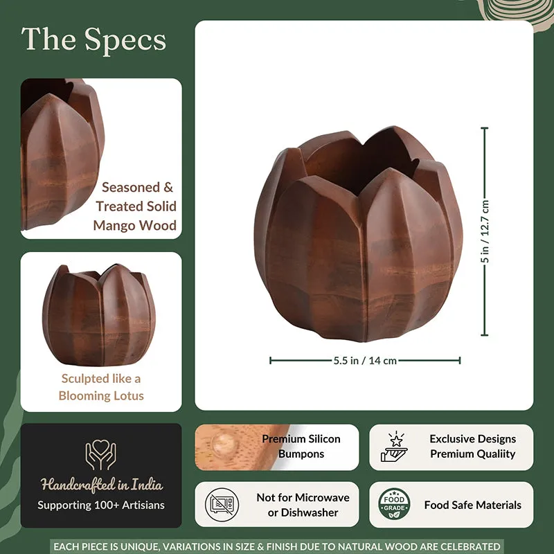 Padme Wooden Cutlery Stand media 11