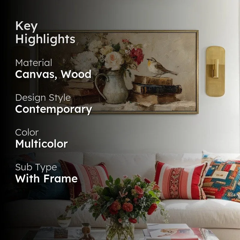 Timeless Nest Canvas Wall Painting With Frame media 2