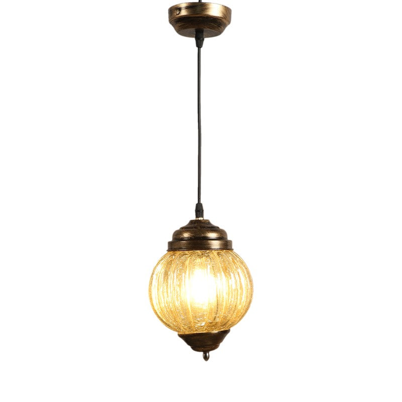 Antique Glow Glass Ceiling Lamp media 5
