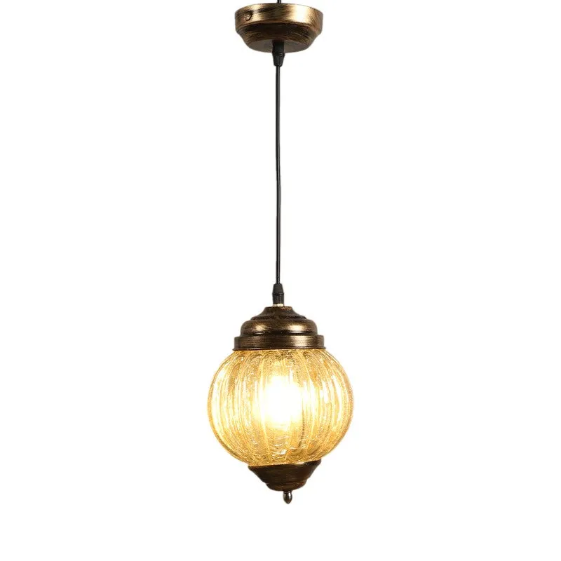 Antique Glow Glass Ceiling Lamp media 5