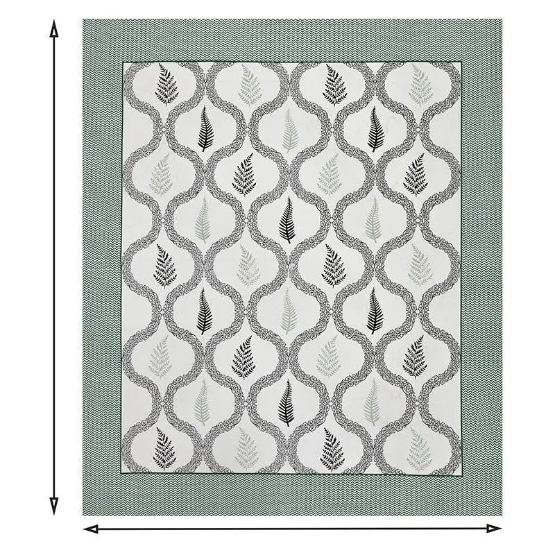Moneem Printed Cotton Bedsheet (Grey) - 180 TC media 5
