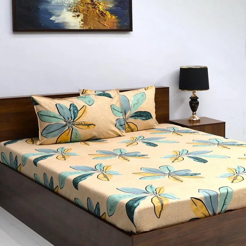 Idika Floral Microfiber Bedsheet - 110 GSM media 3