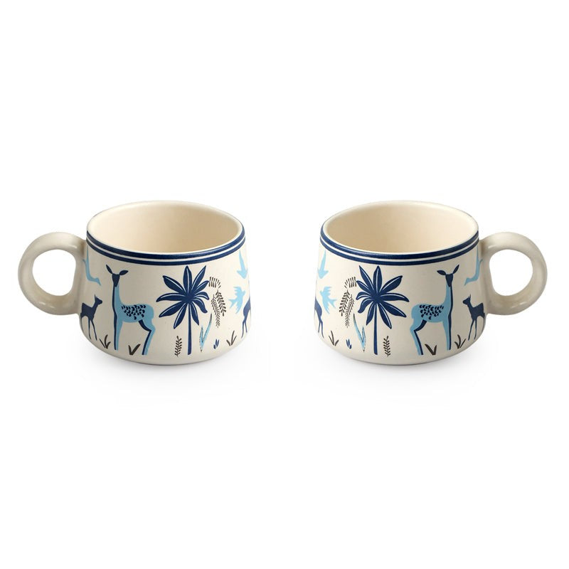Cerva Ceramic Tea Cup (150 mL Each) -  Set of Six media 4