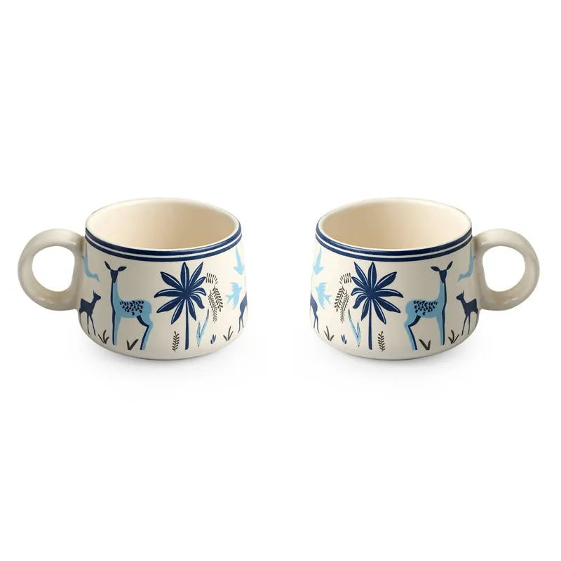 Cerva Ceramic Tea Cup (150 mL Each) -  Set of Six media 4