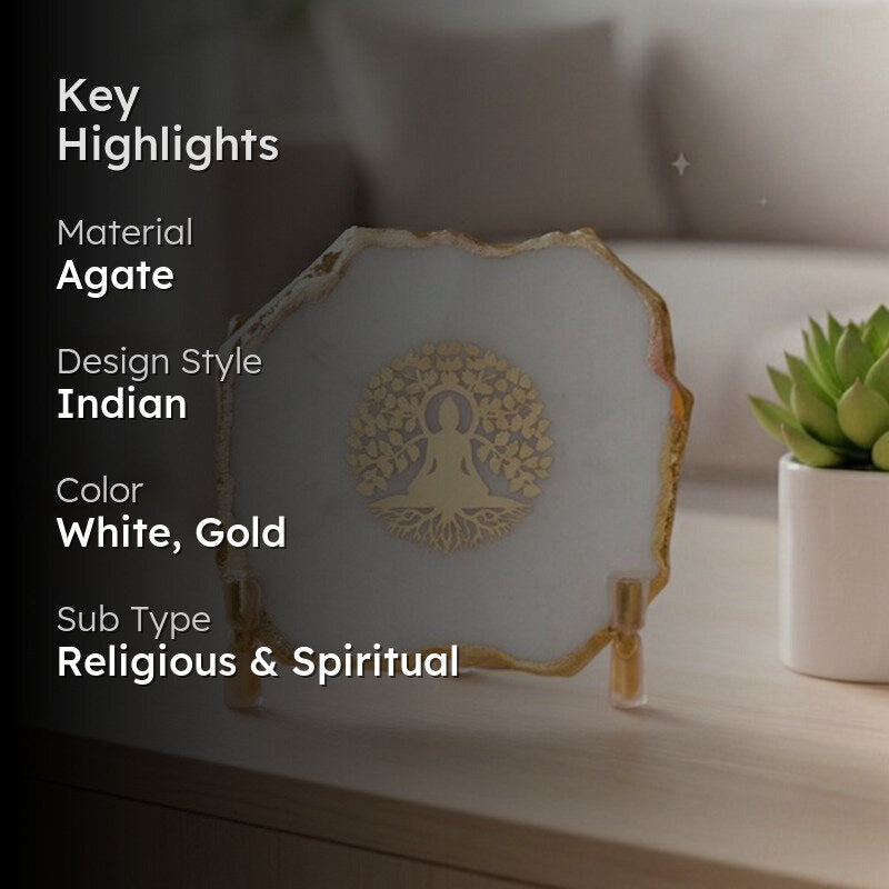 Mahabodhi Agate Showpiece media 2