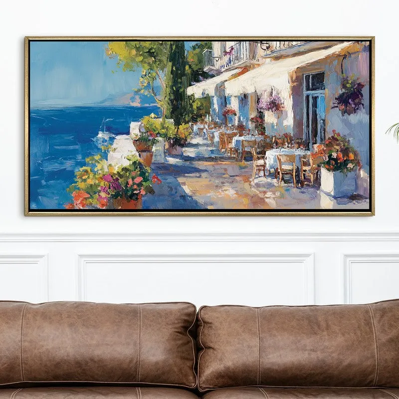 Riviera Light Canvas Wall Painting With Frame media 4