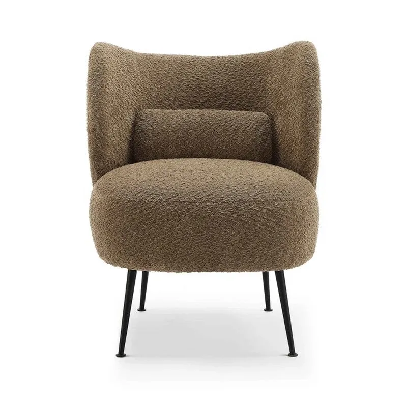 Modvyn Neem Wood Accent Chair - Light Brown media 5