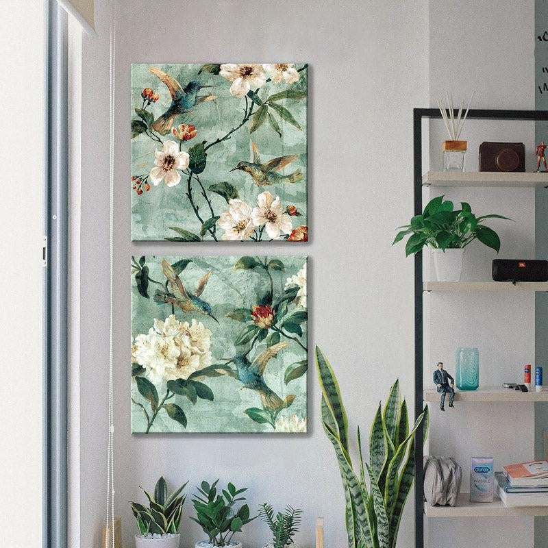 Bambi Floral Wall Art - Set Of Two