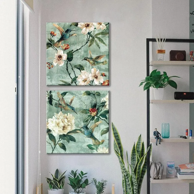 Bambi Floral Wall Art - Set Of Two media 1