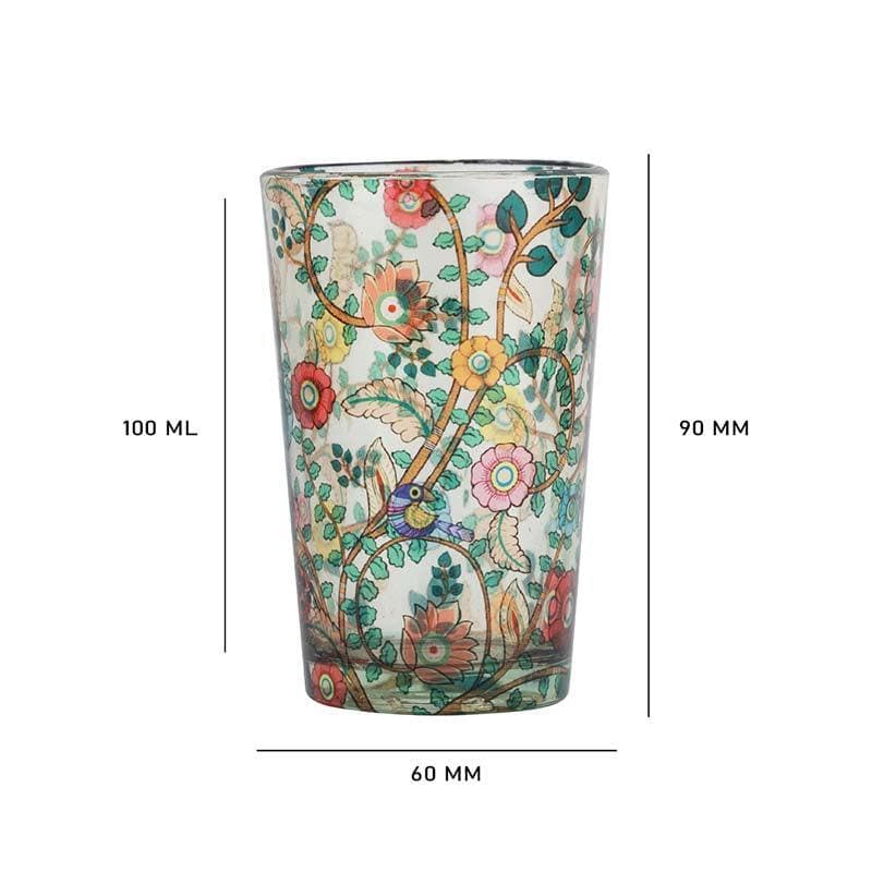Madhubani Art Chai Glass - Set of Four media 5