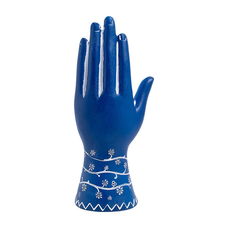 Indigo Aura Palm Showpiece media 6