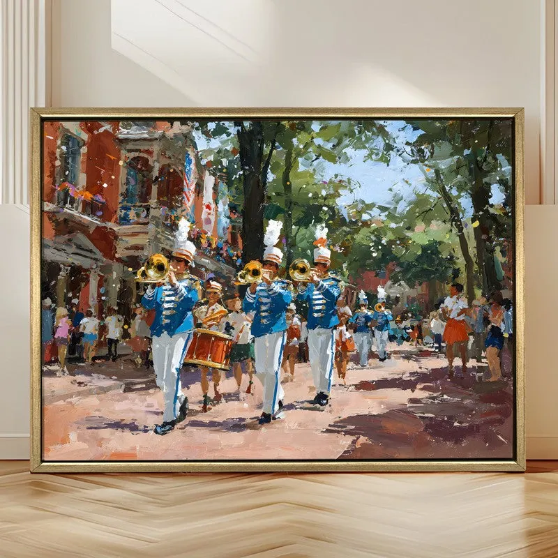 Parade Harmony Canvas Wall Painting With Frame media 4