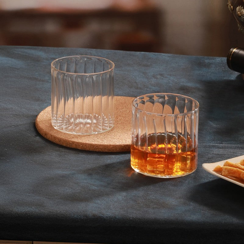 Ribelle Whiskey Glasses (290 mL Each) - Set Of Two