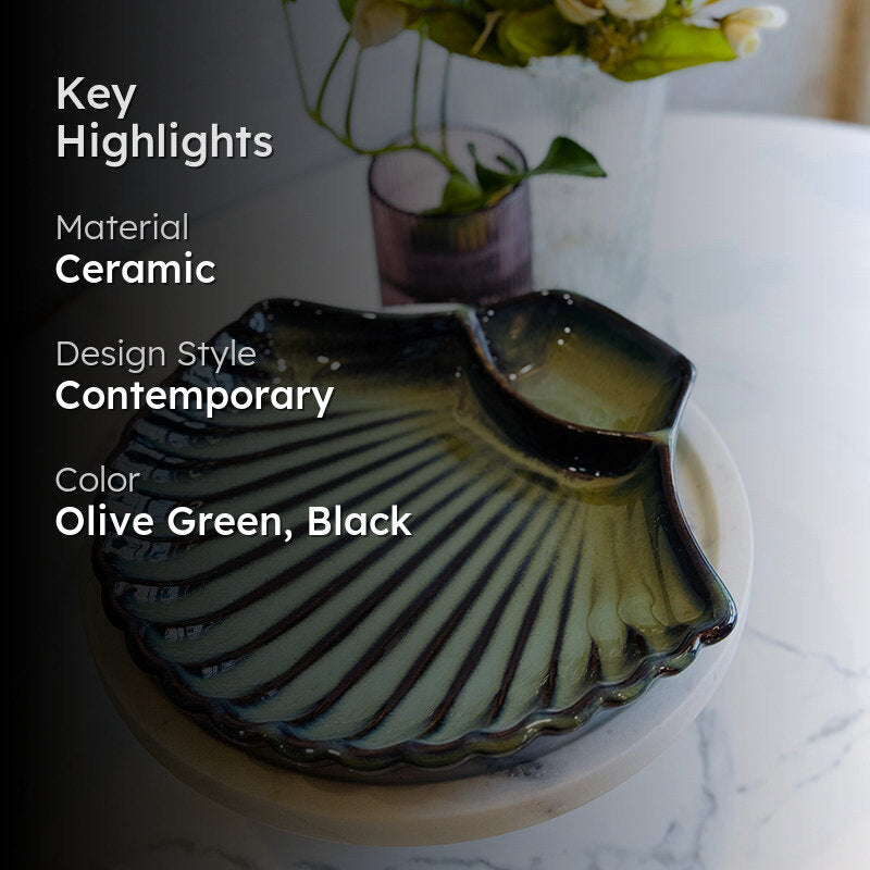Shelliv Ceramic Chip & Dip Platter media 2