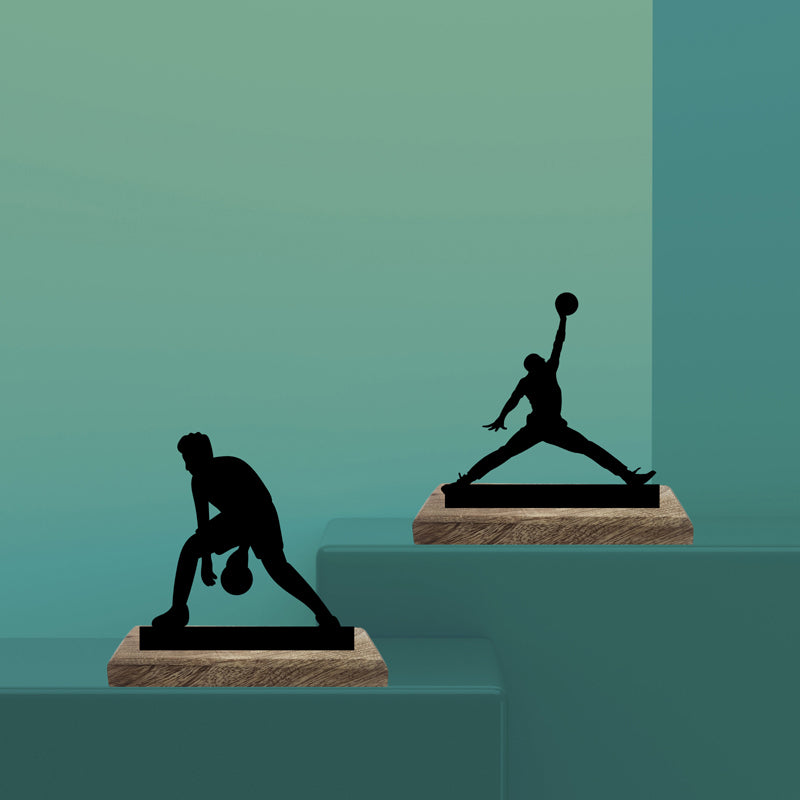 Basketball Craze IV Showpiece - Set Of Two