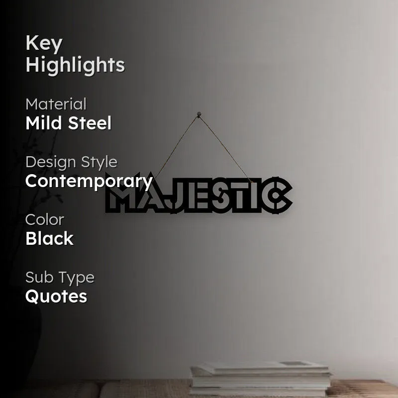 Majestic Mild Steel Wall Accent media 2