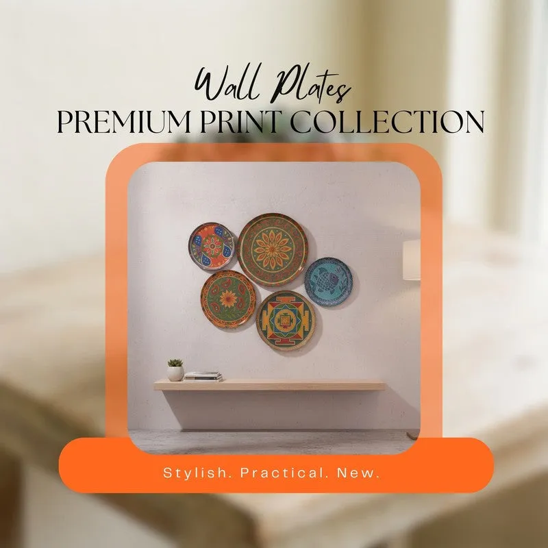 Blooming Bliss Wall Plates - Set of Five media 9