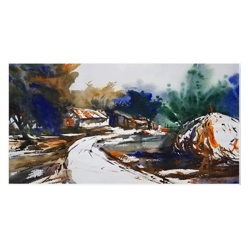 Way Home Abstract Canvas Wall Painting media 4