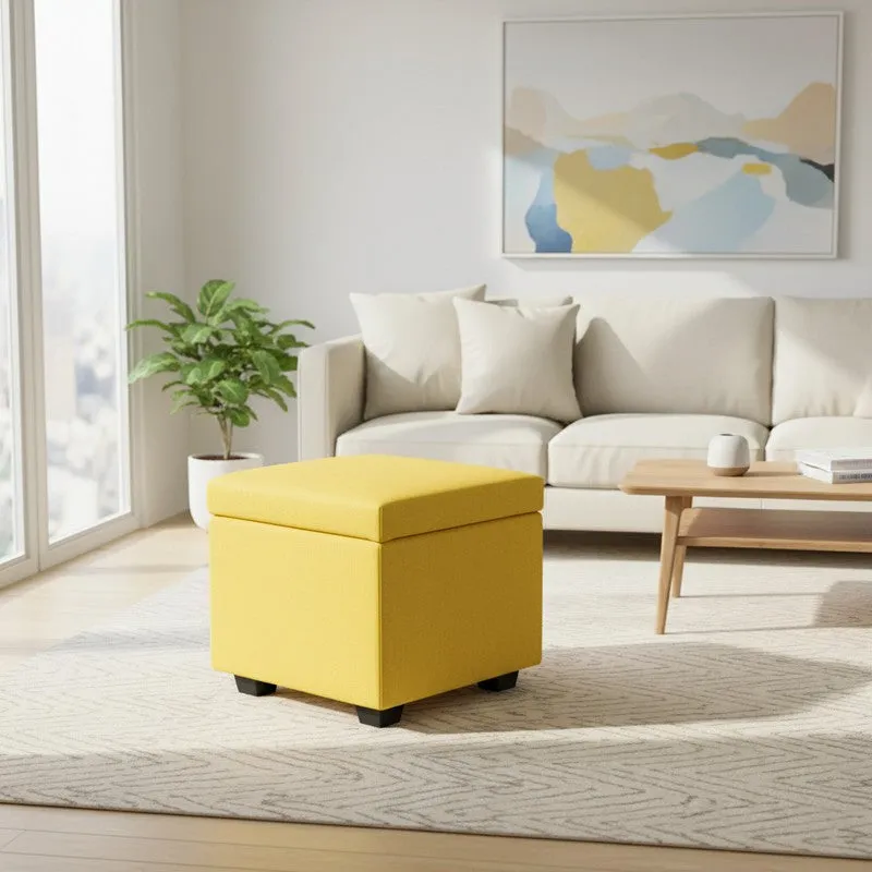 Kavino Plurio Ottoman - Yellow media 1