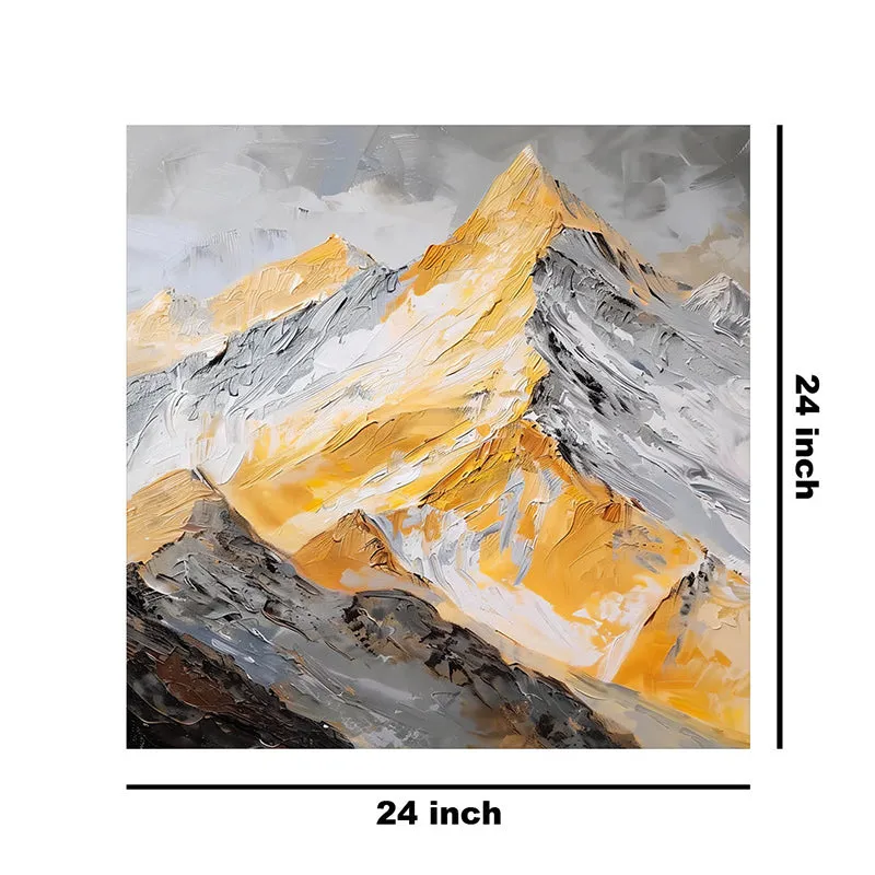 Serene Alps Poly Canvas Wall Painting media 8