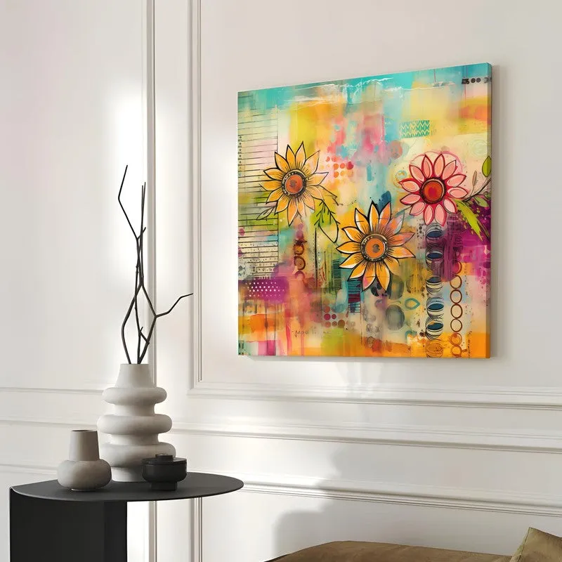 Abstra Floral Canvas Wall Art media 6