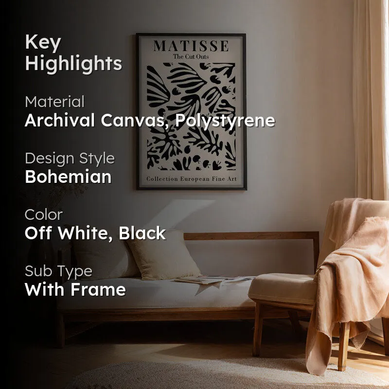 Nocturne Canvas Wall Painting With Black Frame media 2