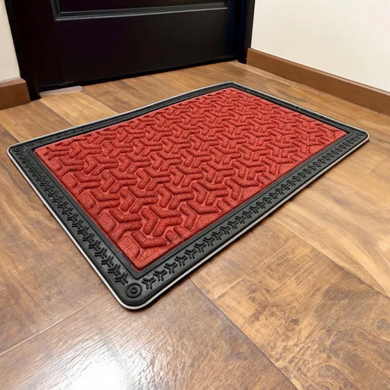 Maxo Antiskid Rubber Door Mats - Red media 1