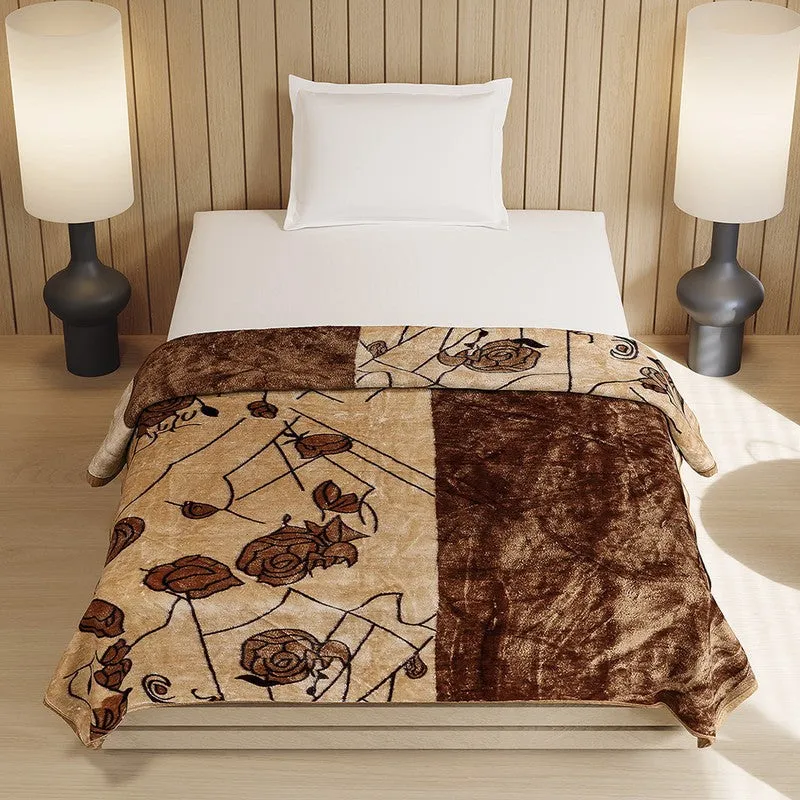 Monte Carlo Vintage Bloom Blanket - 540 GSM media 4
