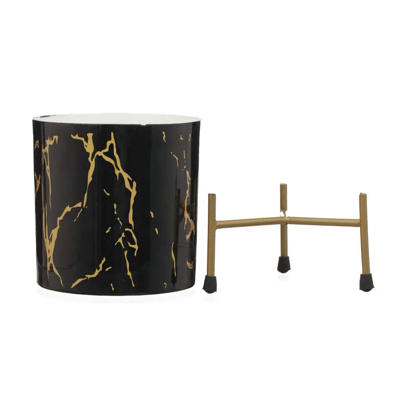 Nauko Planter With Stand (Black) - Two Piece set media 7