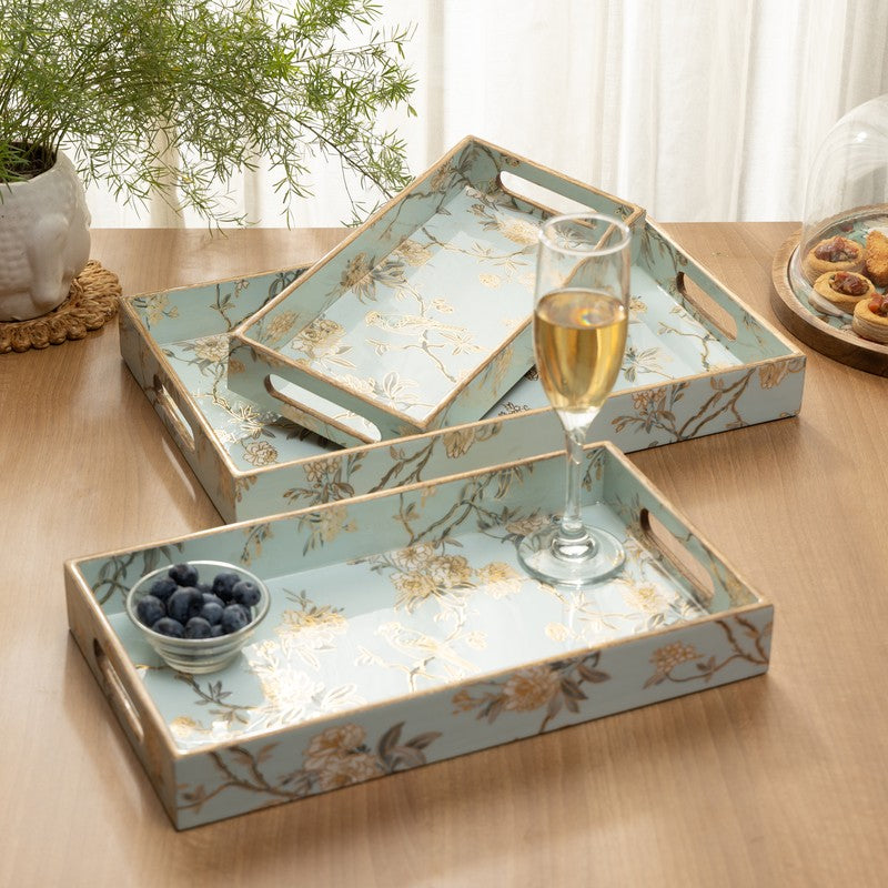 Briar Elegant Serving Tray Set - Ten Piece Set media 4