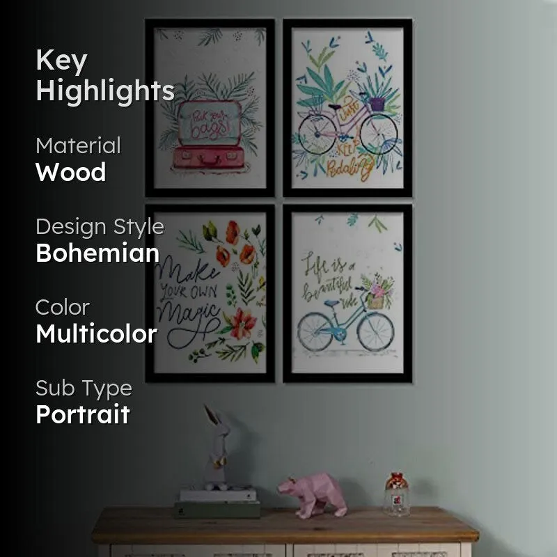 Quote It Right Wall Art - Set Of Four media 2