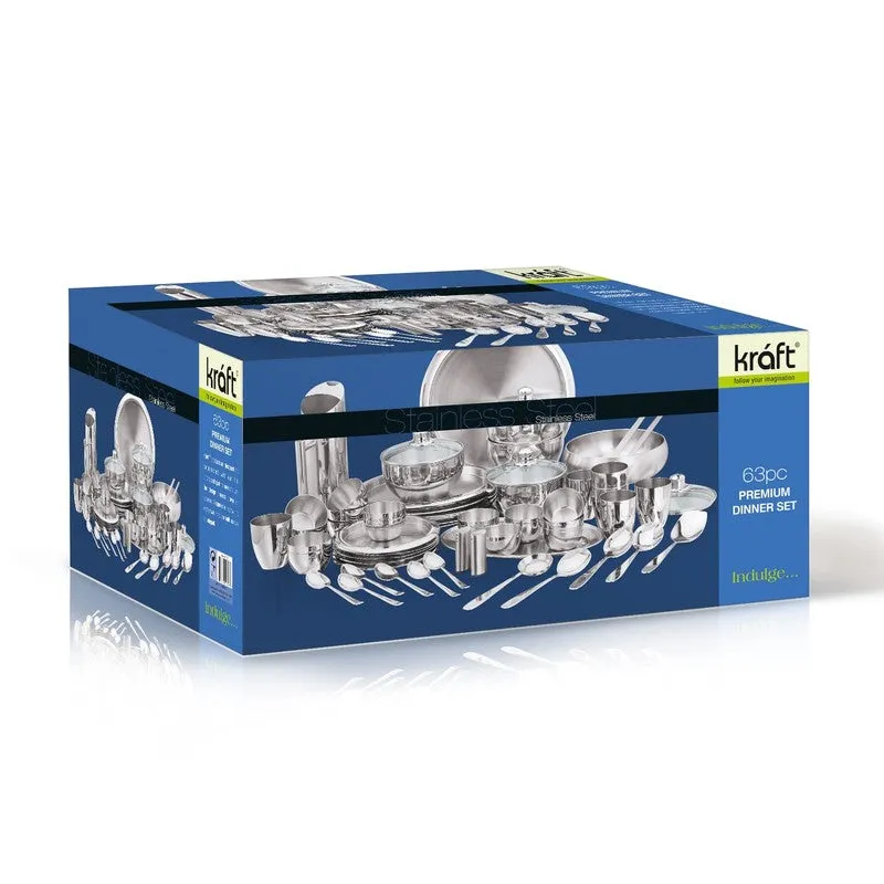 Kraft Nivora Vireon Dinner Set - 63 Piece Set media 7