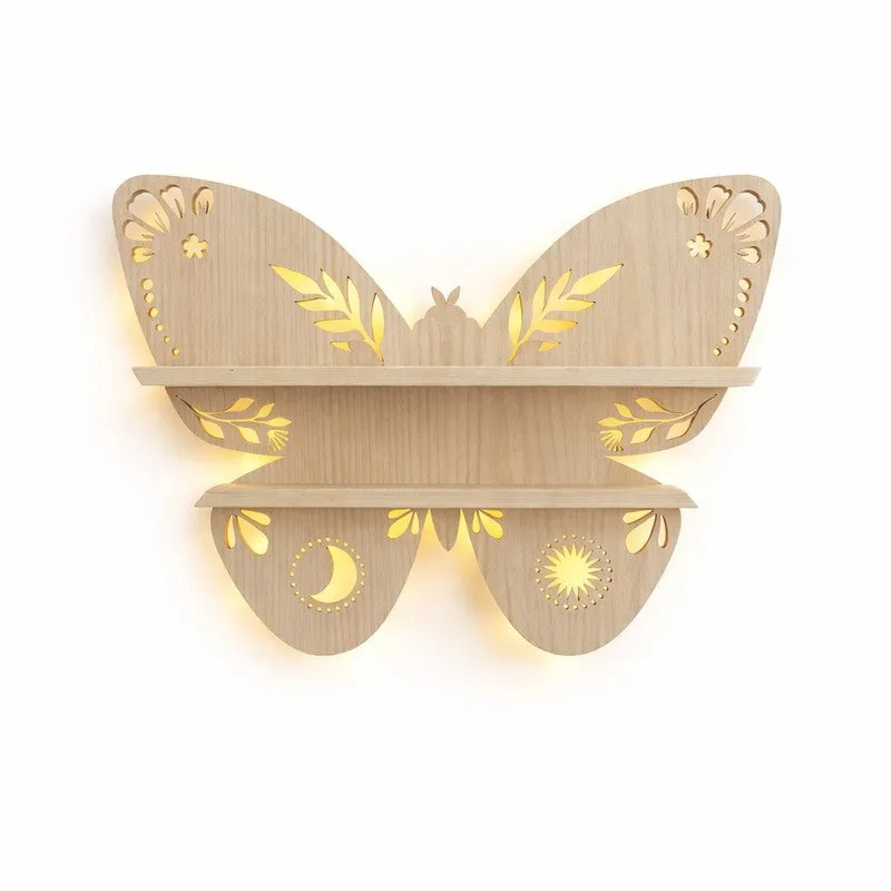 ButterflyAura Backlit Wall Shelf media 3