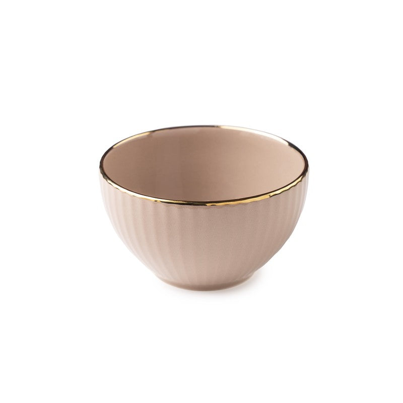 Ornella Soup Bowls (Peach,350 mL Each) - Set Of Four media 5