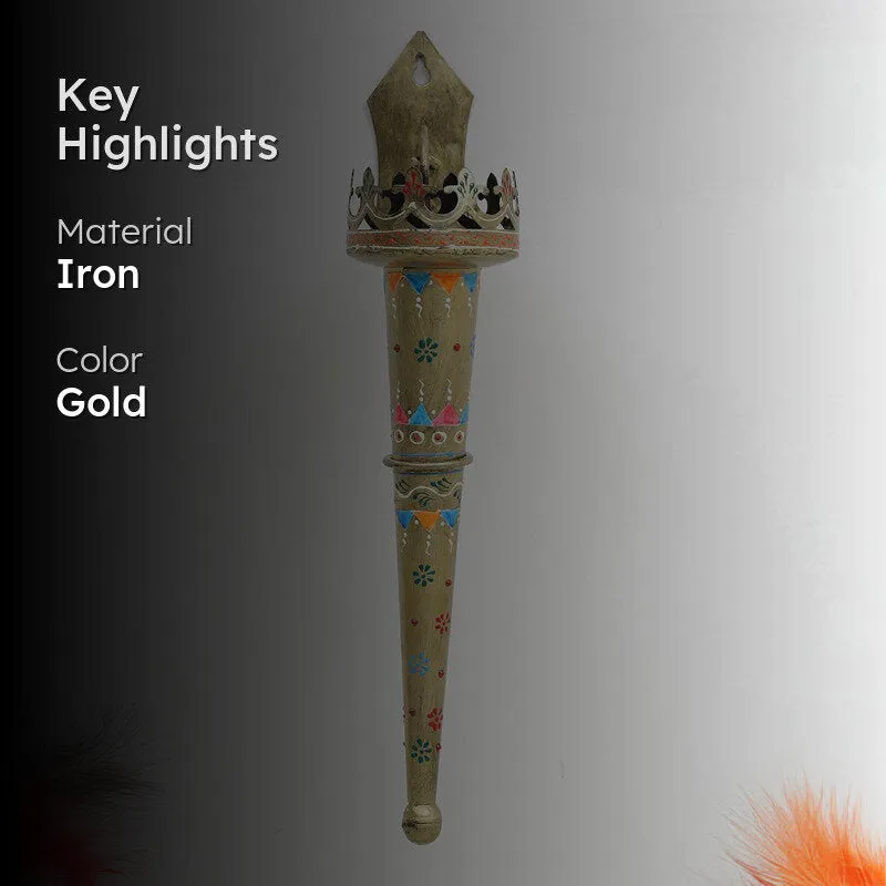 Torch Charm Wall Mounted Candle Holder media 2