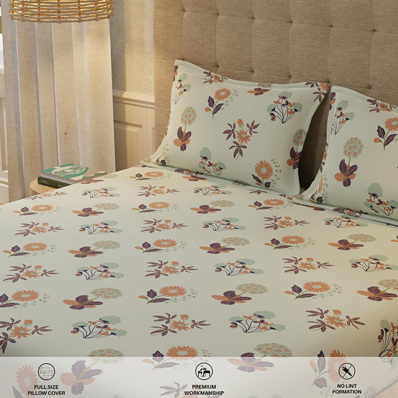 Urban Space Radiance Grey Cotton Bedsheet - 200 TC media 6