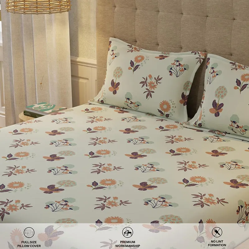 Urban Space Radiance Grey Cotton Bedsheet - 200 TC media 6